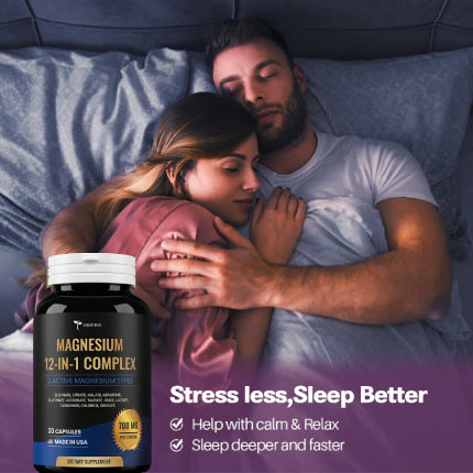 12 in 1 Magnesium Complex Capsules ( BUY 1 GET 1 FREE )