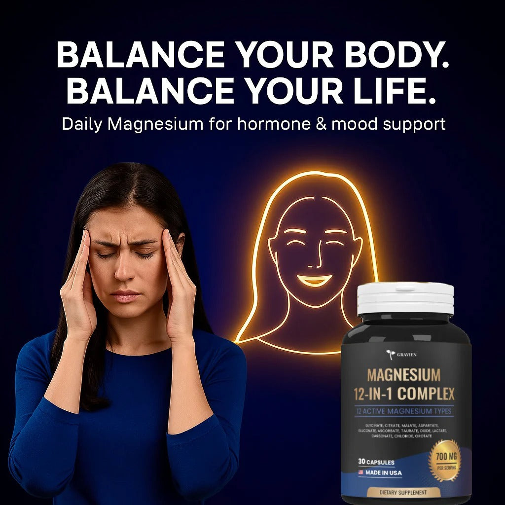 12 in 1 Magnesium Complex Capsules ( BUY 1 GET 1 FREE )